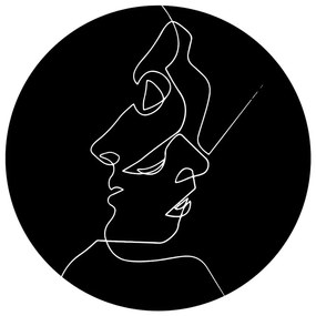 Tappeto Faces, ⌀ 100 cm - Rizzoli