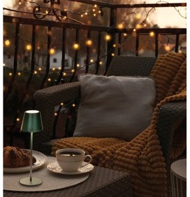 Kanlux 36320 - Lampada da tavolo LED dimmerabile INITA LED/1,2W/1800 mAh IP54 verde