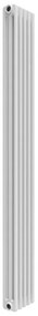 Radiatore acqua calda EQUATION Comby in acciaio 3 colonne, 5 elementi, interasse 1735 mm, bianco