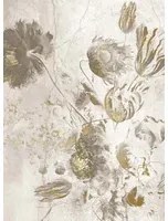 KEK Amsterdam Carta da parati panoramica Fresco Flowers Uyterlinde - White 292 cm
