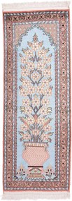 Cashmere Silk Tappeto orientale 50 x 130 (Indian) Annodato A Mano