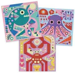 Gioco d'arte con la sabbia - luci del mare