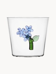 Bicchiere in vetro borosilicato fatto a mano Botanica