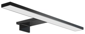 Illuminazione specchio bagno LED/8W/230V 4000K 50 cm IP44 nero