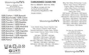 Cuscino per bambini in cotone 45x45 cm Colorine – Bloomingville Mini