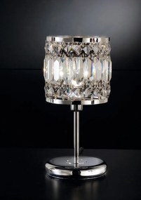 Lume 1 luce  cristallo e cromo - 1055/L1 - Contemporary - Arredo Luce Oro 24 kt