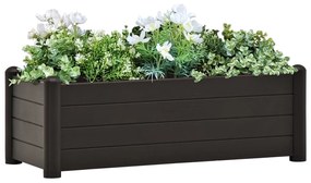 Letto Rialzato Da Giardino İn Pp Antracite 100x43x35 Cm /