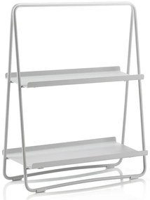 Scaffale in metallo grigio chiaro 23x58 cm A-Table - Zone