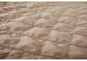 Biancheria da letto marrone in crêpe per letto singolo 140x200 cm Naomi – My House