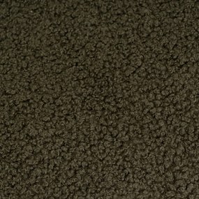 Coperta verde in sherpa 130x160 cm Sherpa Bouclé – Casa Selección