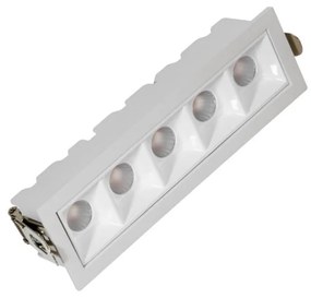 Faro LED da Incasso 12W, Foro 140x35mm, Bianco Colore  Bianco Naturale 4.000K