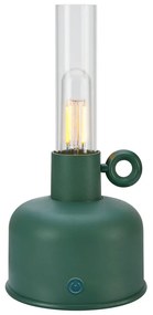 Lampada da tavolo LED verde scuro (altezza totale 22 cm) Astrid – Markslöjd