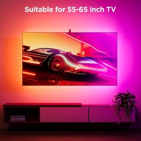 Govee - Backlight 3S Netflix TV 55-65" SMART LED retroilluminazione RGBICW Wi-Fi + +TC