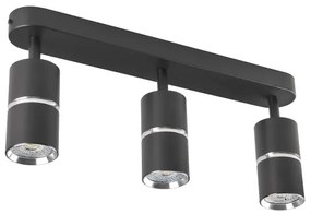 Faretto BAMBOO 3xGU10/10W/230V nero