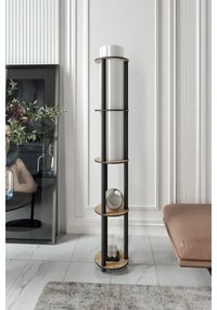 Lampada da terra con ripiani NOTO 1xE27/40W/230V beige/nera