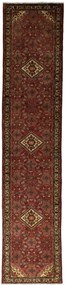 Hamedan Tappeto 80 x 380 Rosso (Iran) Annodato A Mano