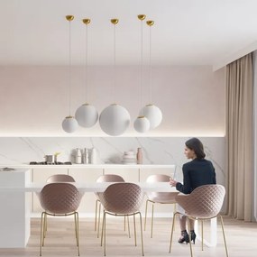 Sollux SL.0717 - Lampadario su filo TOYA 1xE27/60W/230V d. 40 cm