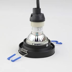 Eglo 900451 - Lampada da incasso CAROSSO 1xGU10/35W/230V antracite