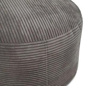 Poggiapiedi viola con rivestimento in velluto a coste Om 60 – SLOWDOWN