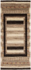 Loribaft Tappeto 160x70 Beige (Iran) Annodato A Mano