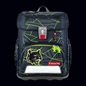 Zaino scuola Step by Step CLOUD, set 5 pezzi, Dark Cat Chiko