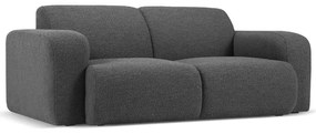 Divano in tessuto bouclé grigio scuro 170 cm Molino - Micadoni Home