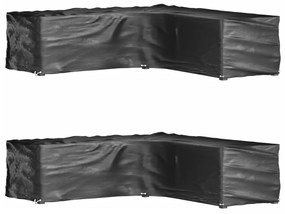 Coperture Mobili Da Giardino A L 2pz 16 Occhielli 250x250x70cm /