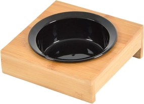 Ciotola con supporto in bambù per cane ø 12 cm – Love Story