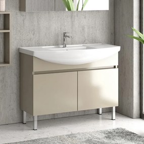 Mobile bagno a terra 100 cm con 2 ante BN-100C - KAMALU