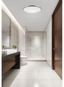 Top Light -Plafoniera LED da bagno SILVER LED/10W/230V IP44 diametro 29 cm cromo