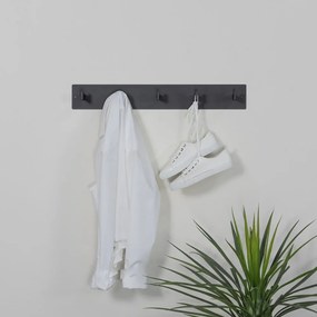 Appendiabiti da parete in metallo nero Leatherman - Spinder Design