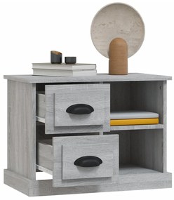 Comodino Grigio Sonoma 60x35,5x45 cm