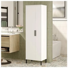 Colonna Bagno Multiuso Con Vano Portascope 50x36x165H Bianco Daisy