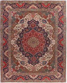 Tabriz Tappeto 380 x 300 (Iran) Annodato A Mano