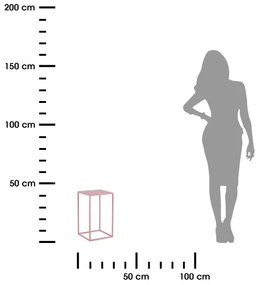 Portafiori 40x24 cm rosa