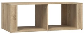 Tavolino da salotto rovere sonoma 100x50x36cm legno multistrato