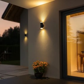 Brilagi - LED RGBW Applique da esterno MATERA 2xGU10/4,8W/230V antracite IP54