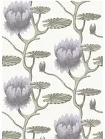 Summer Lily - Designtapete von Cole & Son - Lilac on White