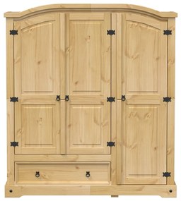 Armadio corona 151,5x52x170 cm in legno massello di pino