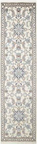 Nain Tappeto persiano 70x290 Beige (Iran) Annodato A Mano