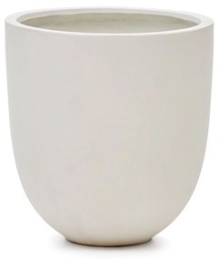 Kave Home - Vaso Aiguablava in cemento bianco Ã˜ 56 cm