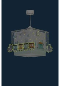 Dalber D-63532 - Lampadario per bambini TRAIN 1xE27/60W/230V