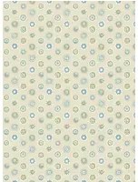 GP & J Baker Carta da parati Court Buttons - Blue/ Green