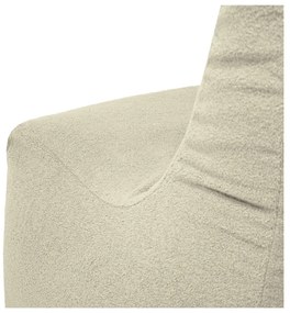 Puof a sacco grigio chiaro con rivestimento in bouclé Seat 100 Lounge – SLOWDOWN
