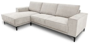 Divano angolare color crema (con penisola a sinistra) Copenhagen – Scandic