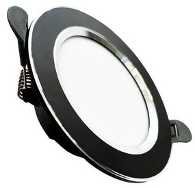 Lampada LED da incasso LED/7,5W/230V 4000K nero/argento
