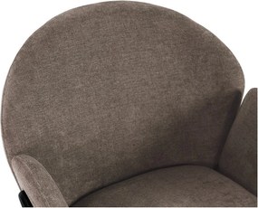 Set di sedie da pranzo color pesca in imbottito 2 pz Aslin – MOME