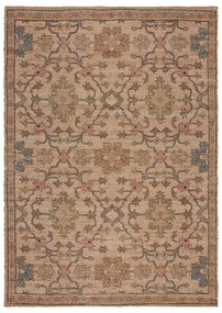 Tappeto di colore naturale in misto iuta tessuto a mano 120x170 cm Celine Jute Global – Flair Rugs