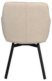 Set di sedie da pranzo beige in imbottito 2 pz Alison – Rowico