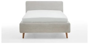 Letto singolo imbottito beige rete non inclusa 120x200 cm Mattis – Meise Möbel